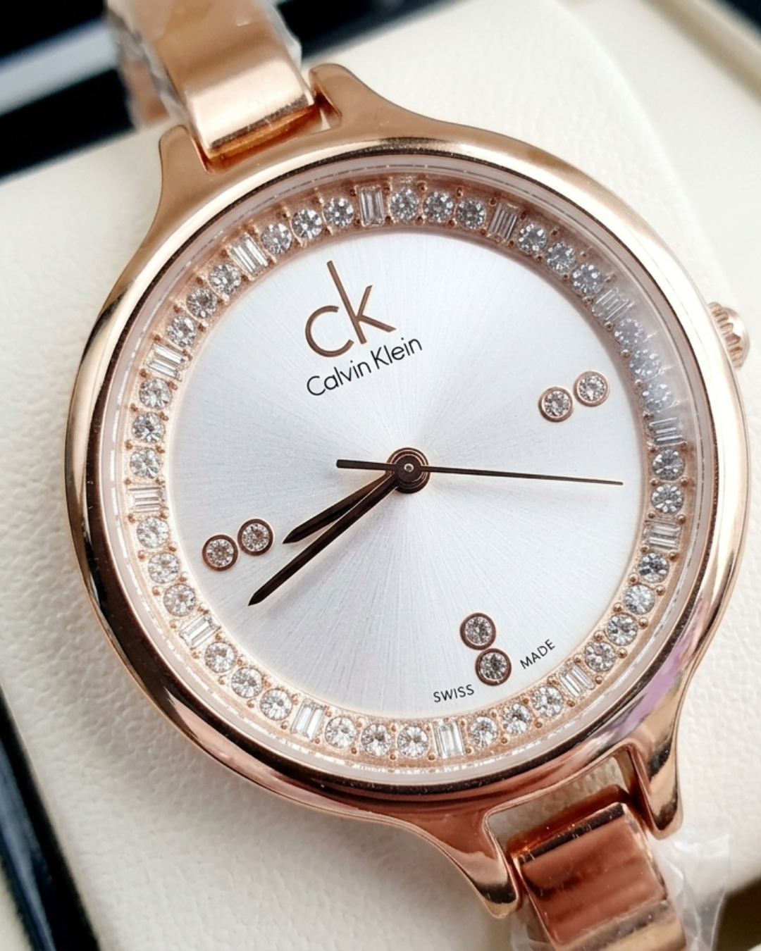 Set Reloj Calvin Klein + Brazalete + Anillo